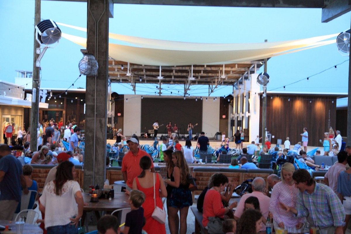 The Big Chill (Formerly known as The Hub) 1 mile west on 30A from the house.