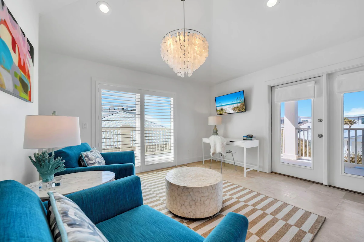 Primary Suite Sitting Area and Work Desk