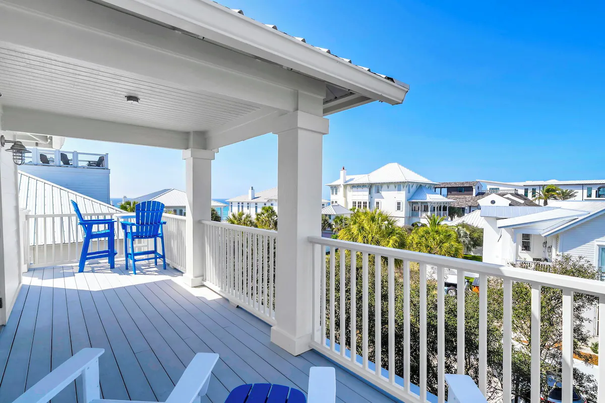 Primary Suite 2--Private Porch with Gulf Views